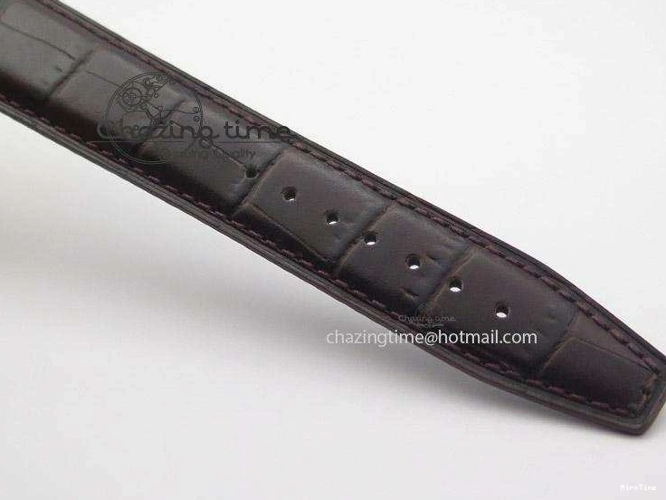 MIROTIME 1223 Modern Portofino SCHAFFHAUSEN RG MKF 1:1 V2 Best Edition White Dial On Brown Leather Strap A 7344